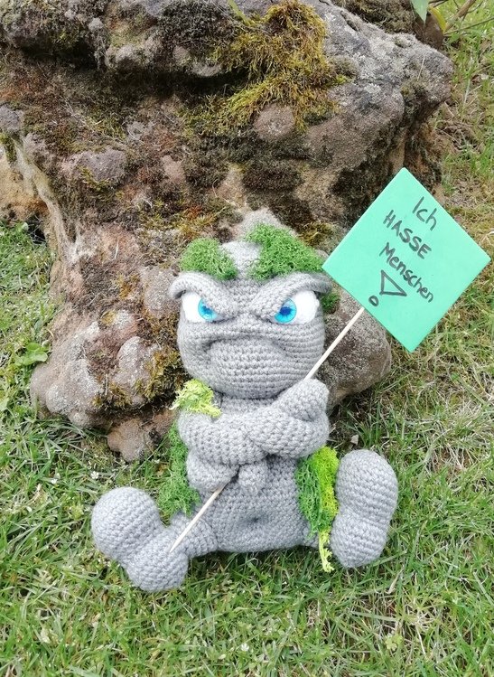 Crochet Pattern &quot;Stoney&quot; The Angry Stone