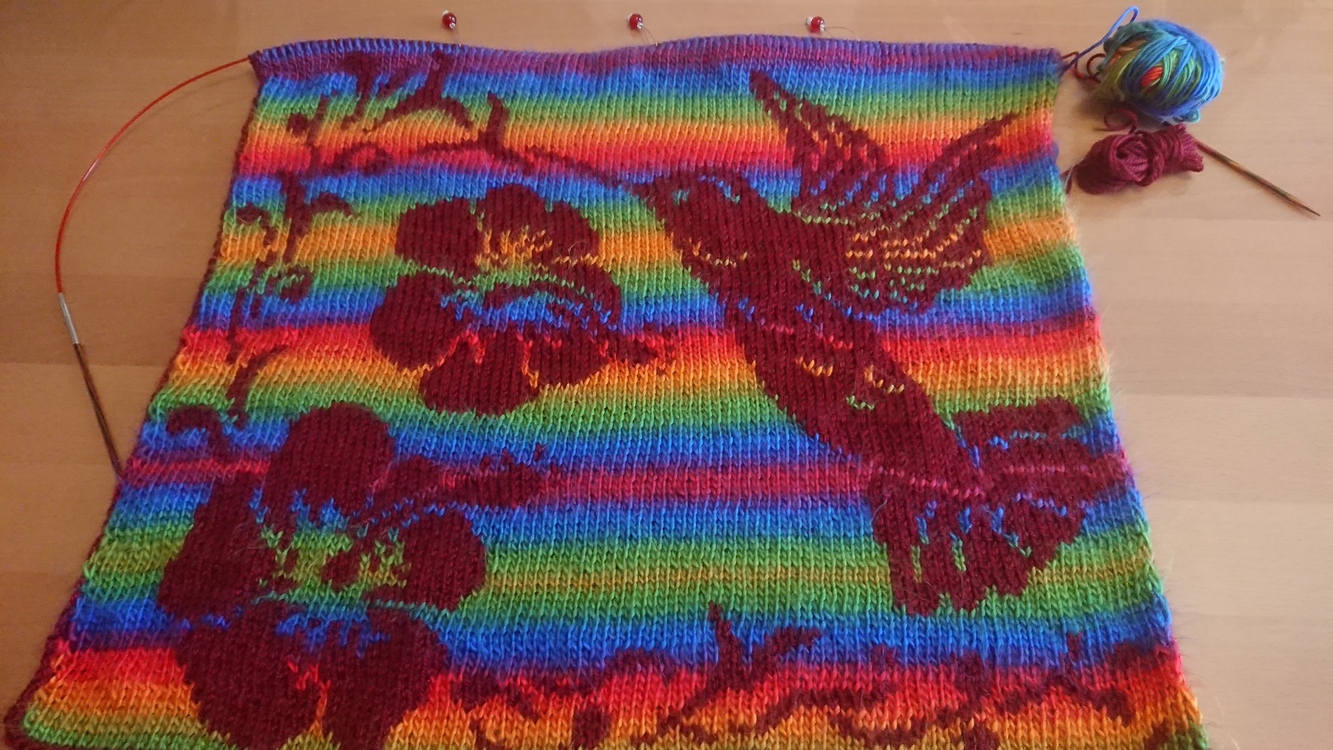 Double knitting pattern &quot;Tropical Dream&quot; - stole / wrap