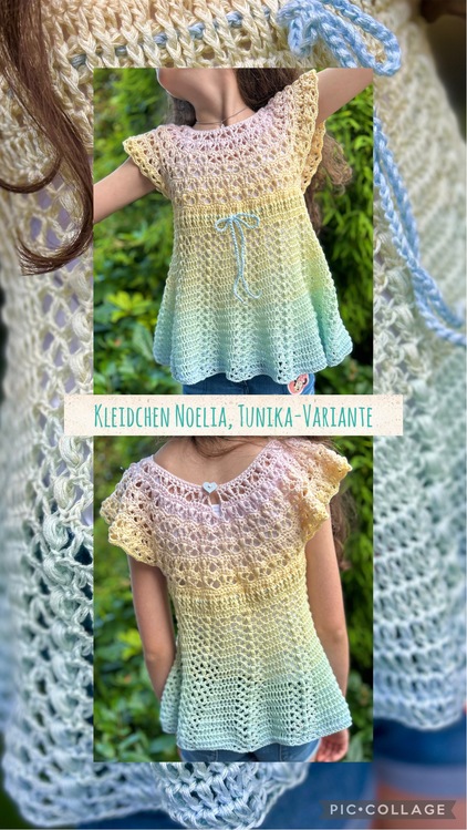 Kleidchen Noelia - Häkelanleitung für ein luftiges Sommerkleid oder Tunika