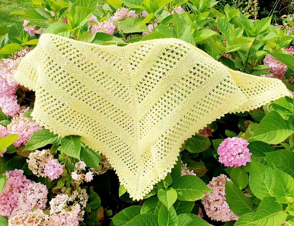 Strickanleitung &quot;My little Sunshine&quot;  ein Tuch in zwei Größen