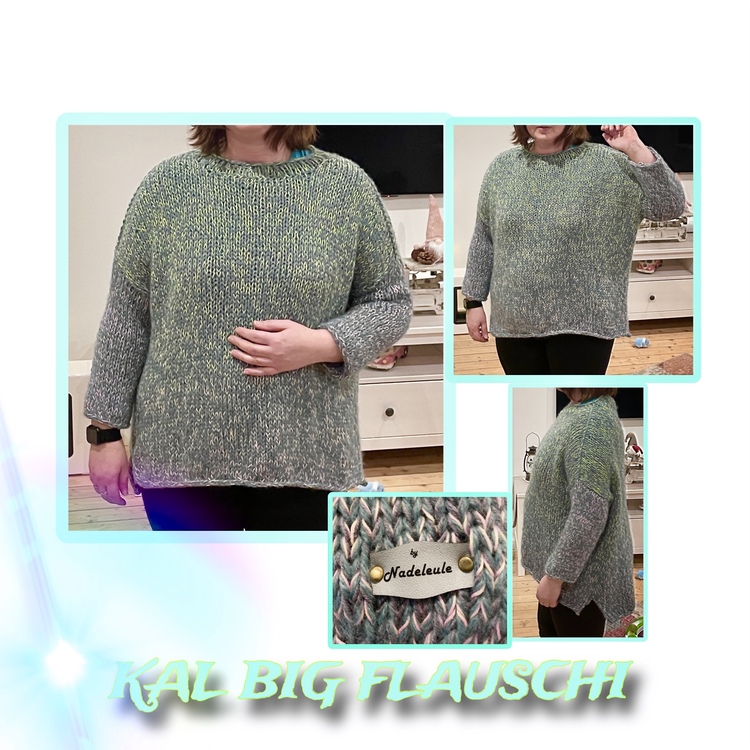 KAL | Kuscheligen Oversize Pullover THE BIG FLAUSCHI gemeinsam stricken