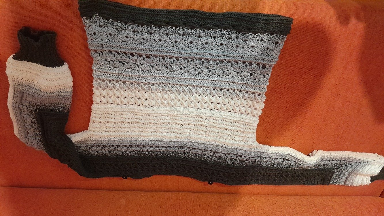 1-Bobbel-Pullover Vanilla Spirit, Häkelanleitung