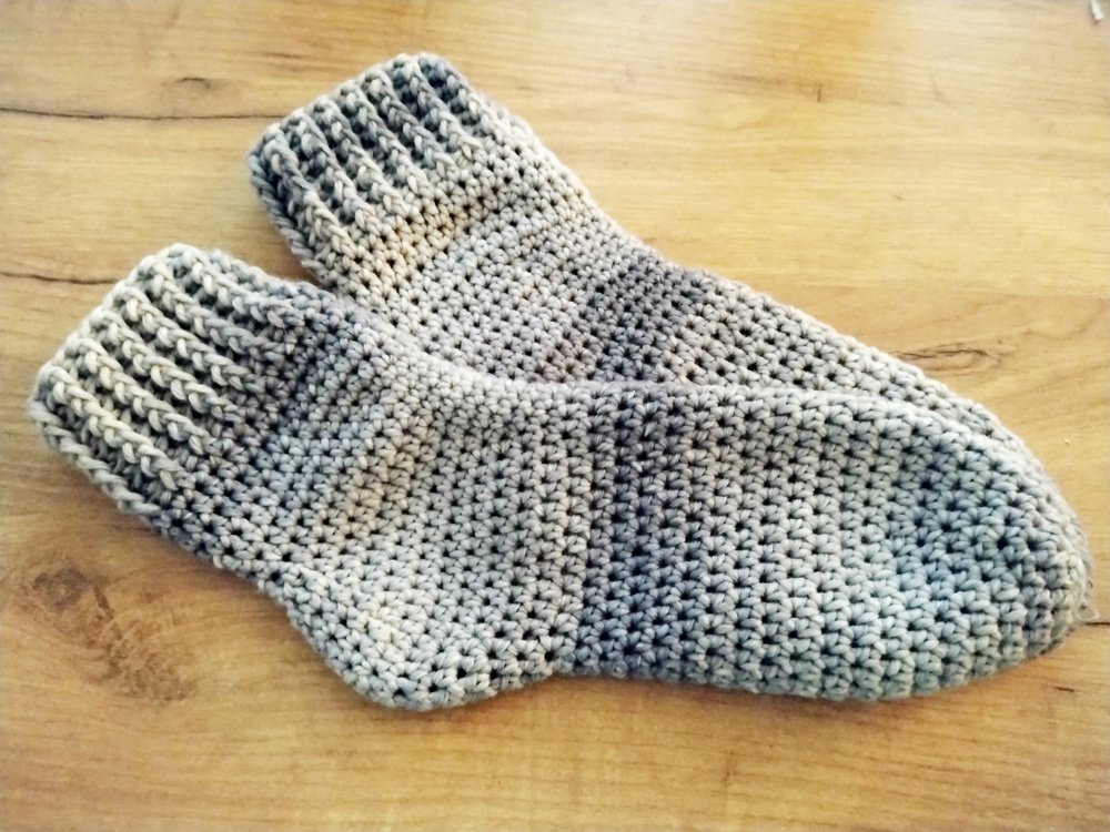 EasySoks1 leicht zu häkelnde Kuschelsocken Gr. 36 - 43