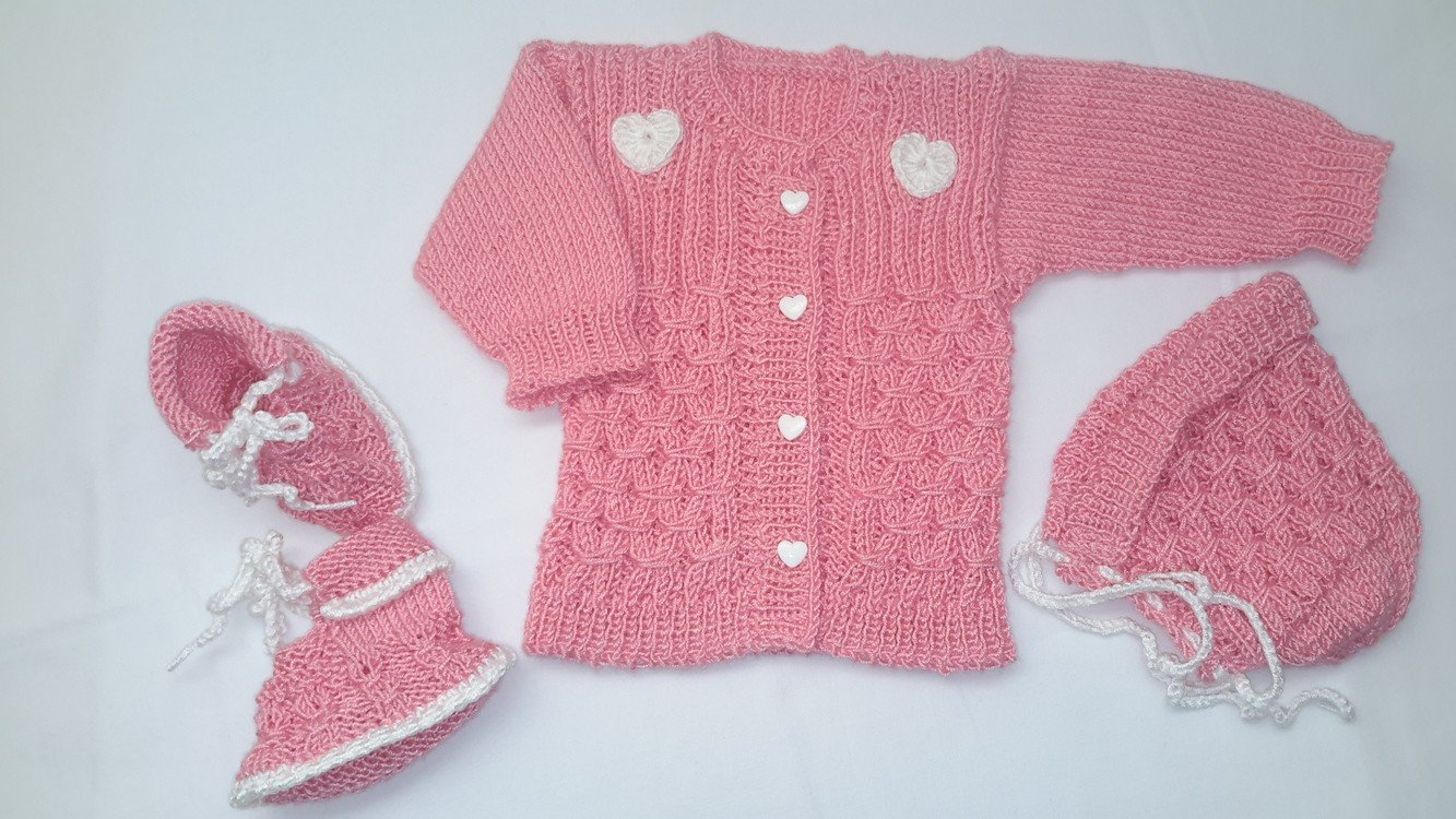 Strickanleitung für Babyjacke &quot;Frühling&quot;