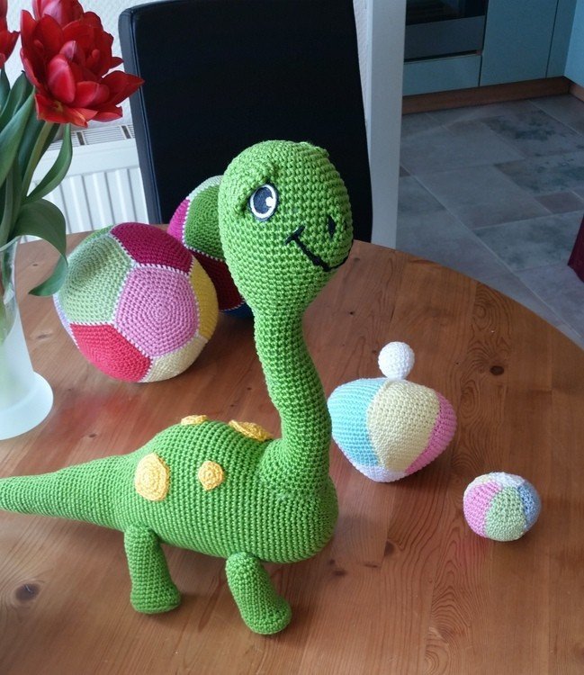 E-Book - Amigurumi - Häkelanleitung - Dino Lino