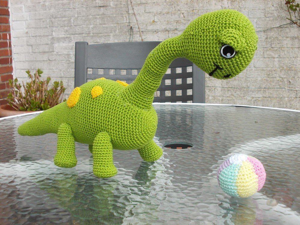 E-Book - Amigurumi - Häkelanleitung - Dino Lino