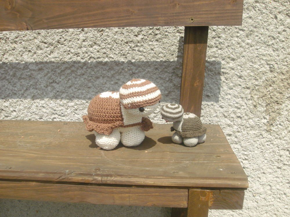 Blumenkrötchen - Amigurumi Schildkröte Häkelanleitung