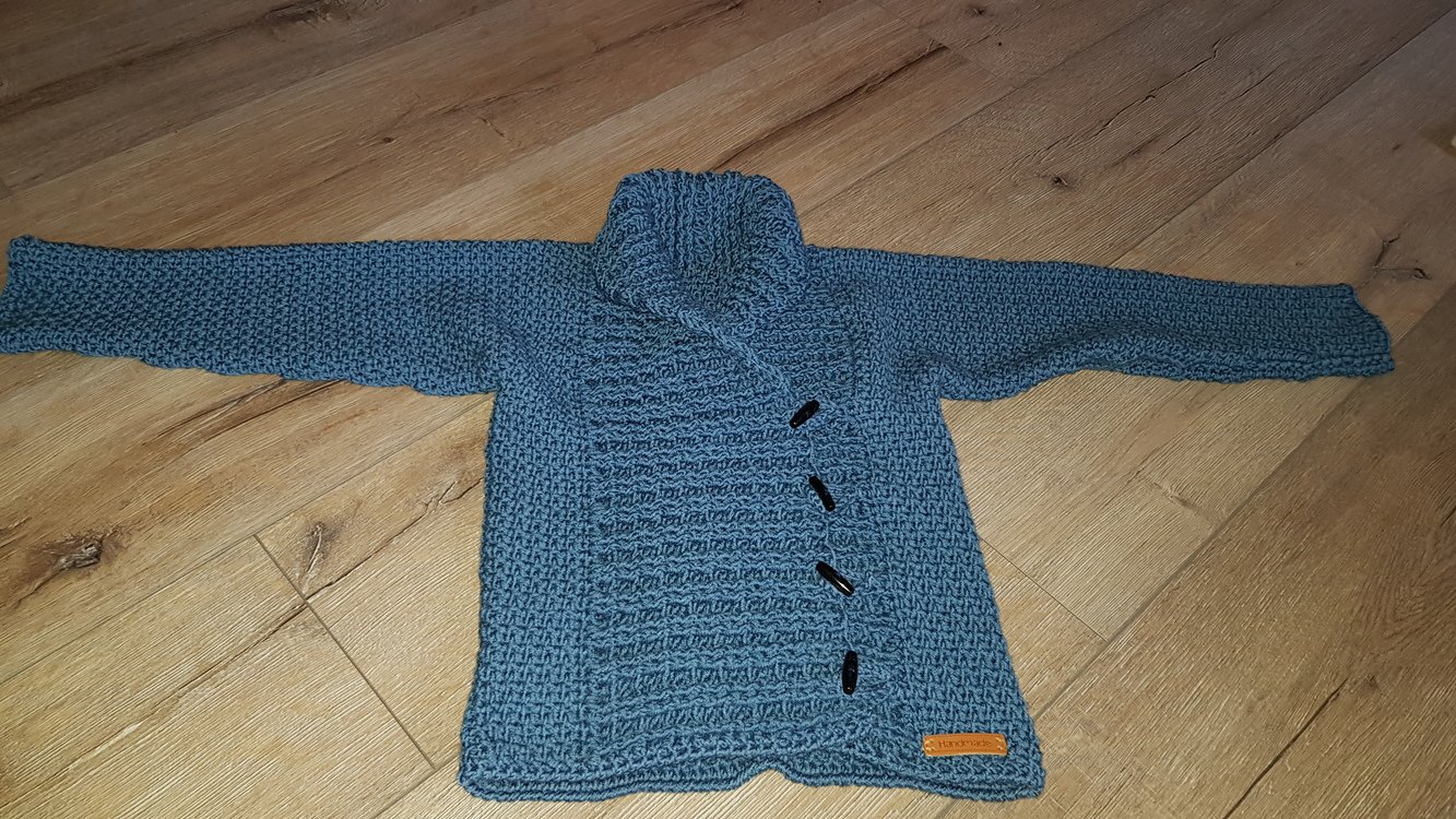 Baby- &amp; Kinderjacke &quot;Denim&quot;, Gr. 50 - 116, nur zwei Nähte