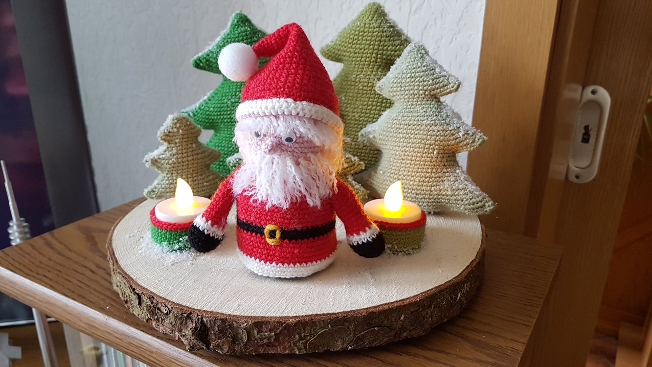 Häkelanleitung, Tannenbäume in 4 Größen - Adventskalender/Weihnachtsdeko