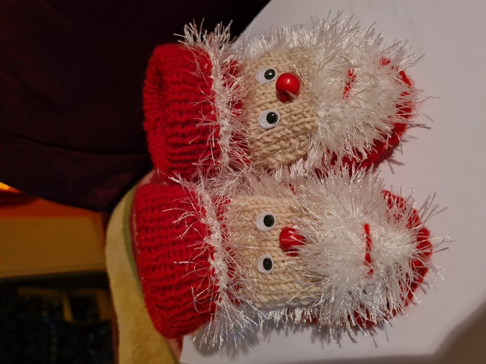 Strickanleitung - Babyschuhe - Nikolausschühchen