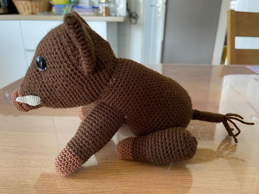 Crochet Pattern wild boar Arnold