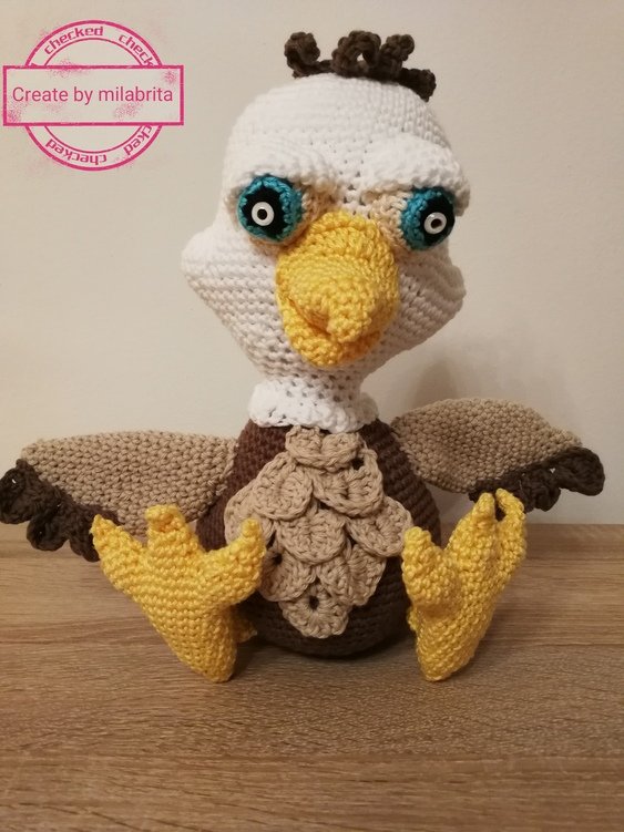 Amigurumi; Adlerbaby TukiTuki - Häkelanleitung