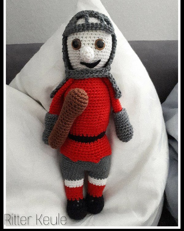 Häkelanleitung Ritter - Amigurumi