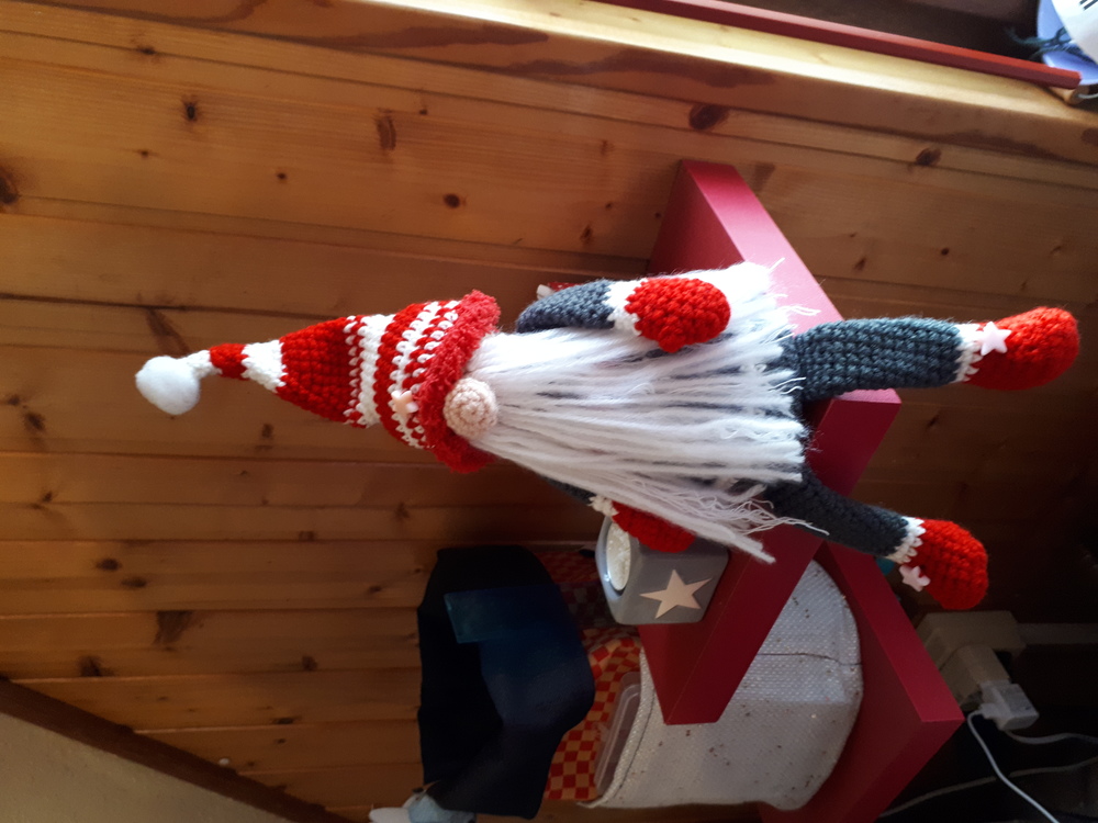 Wichtel Xxl Treppenhocker Kantenhocker Türstopper Nikolaus Weihnachtsdeko Häkelanleitung