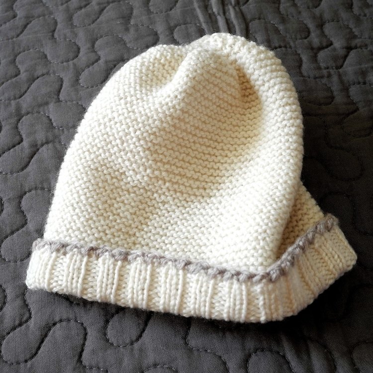 Strickanleitung -  Babymütze BASIC  -  für Anfänger geeignet - No.168/1