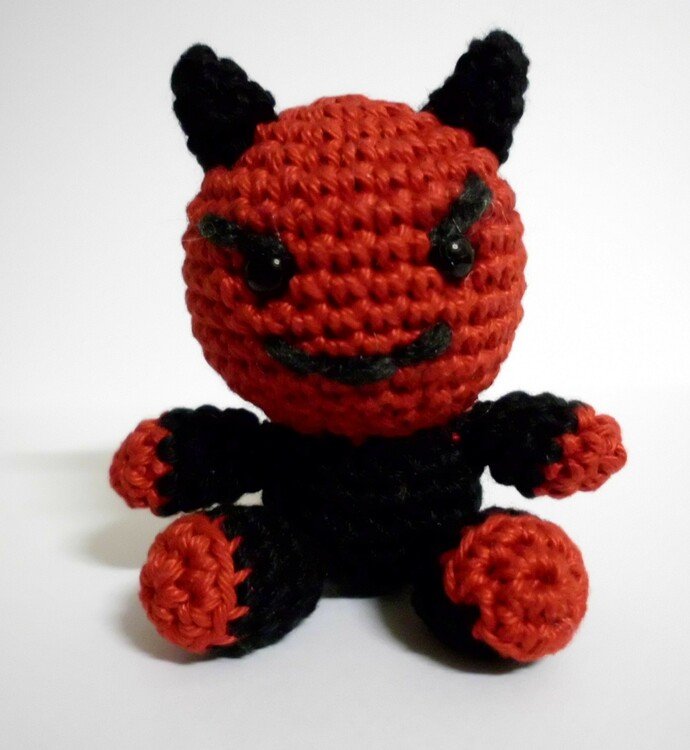 Amigurumi Mini Teufel häkeln