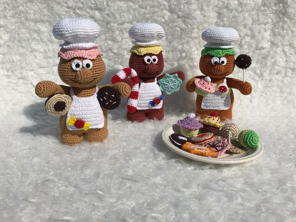 Häkelanleitung - In der Weihnachtsbäckerei