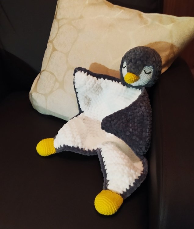 Crochet pattern - Comforter Pinguin