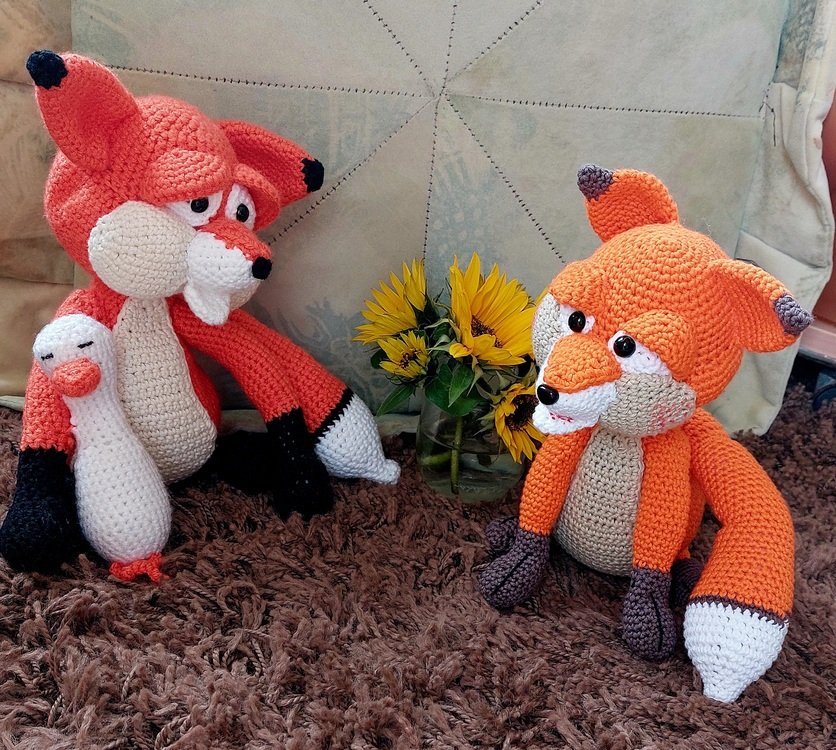 Crochet Pattern &quot;Rusty&quot; The clever Fox