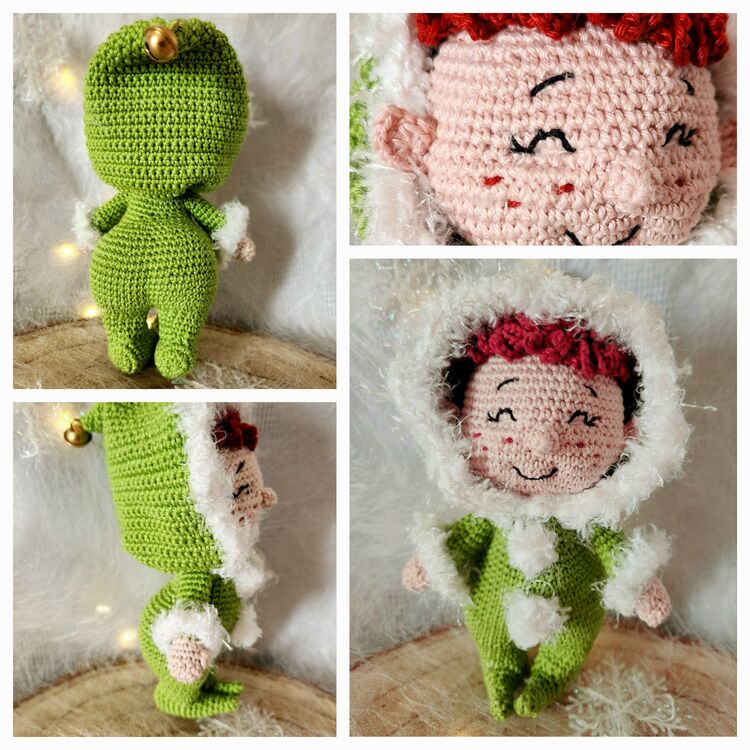 Christmas Elf Crochet Pattern Amigurumi Pixie