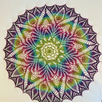 Mandala nach eigenem Entwurf. Größe 97cm