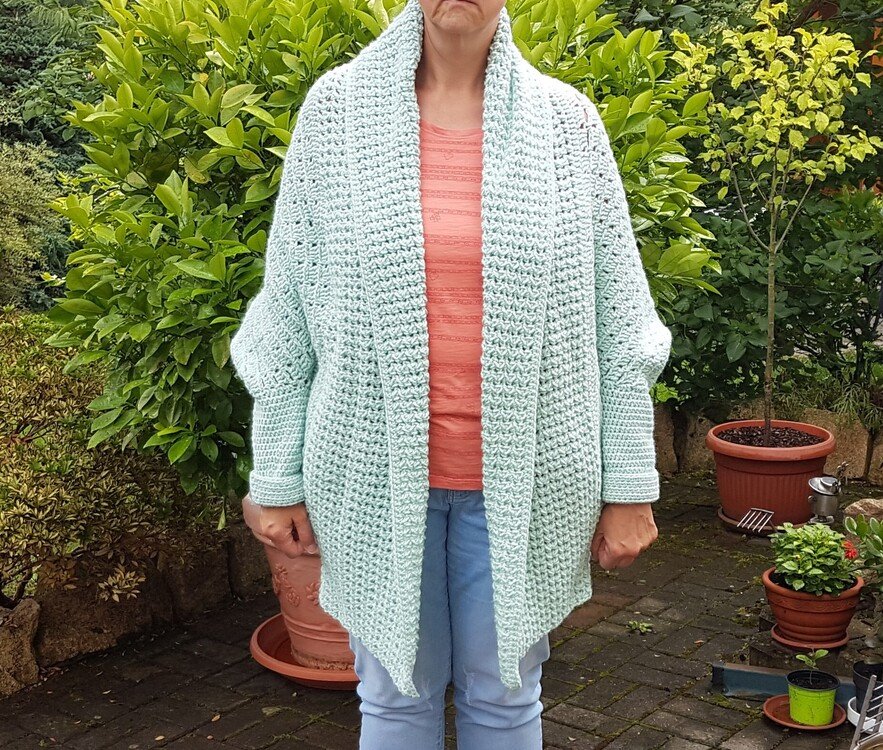 Crochet Pattern for Cardigan „Cosy“