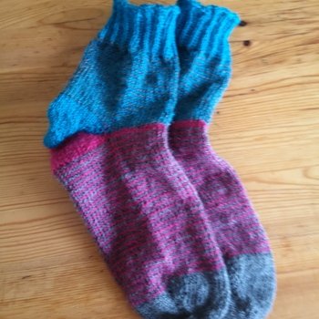 Reste zu GumGum Socken verarbeitet