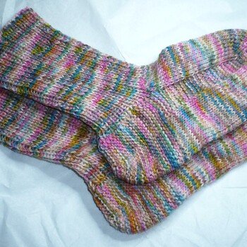 Socken ohne Ferse - einfach zu stricken