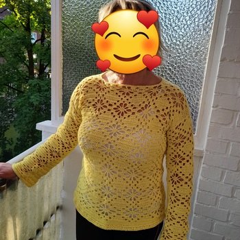 Netzpulli Daisy für meine Nichte