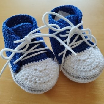 Babyschuhe, Cotone Baumwollgarn von Lana Grossa