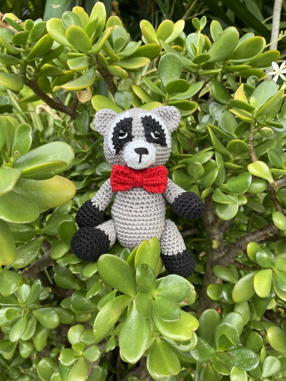 Amigurumi crochet pattern 2 in 1 Raccoon + Fox