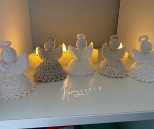 Fantastic pattern by Elke Eder thoroughly enjoyed making these Angels.