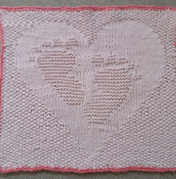 Strickanleitung Waschlappen &quot;Babyfüßchen&quot;