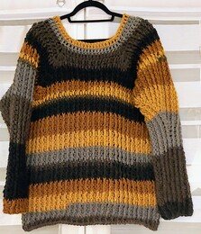 Kuscheliger Herbstpullover in Strickoptik