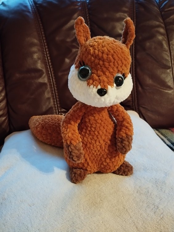 Squirrel. Crochet pattern