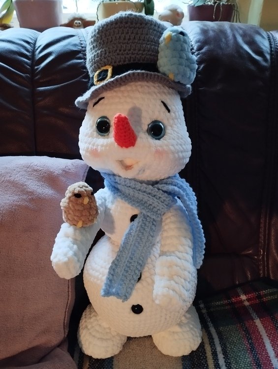 Crochet pattern Snowman