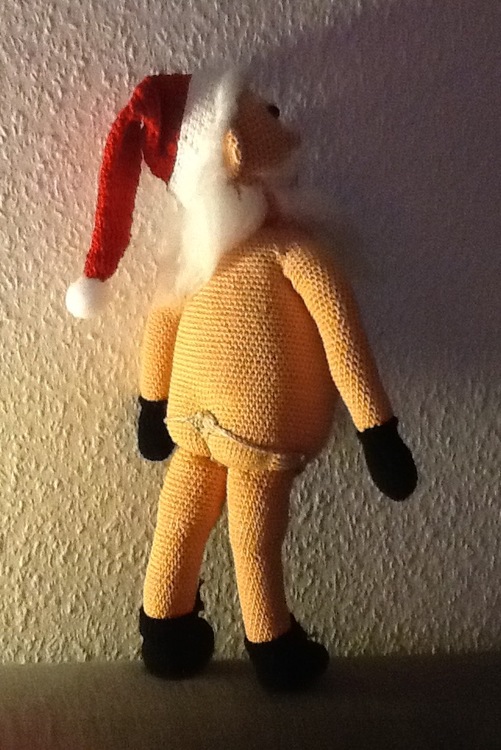 Häkelanleitung Strippender Santa Claus (60 cm hoch)