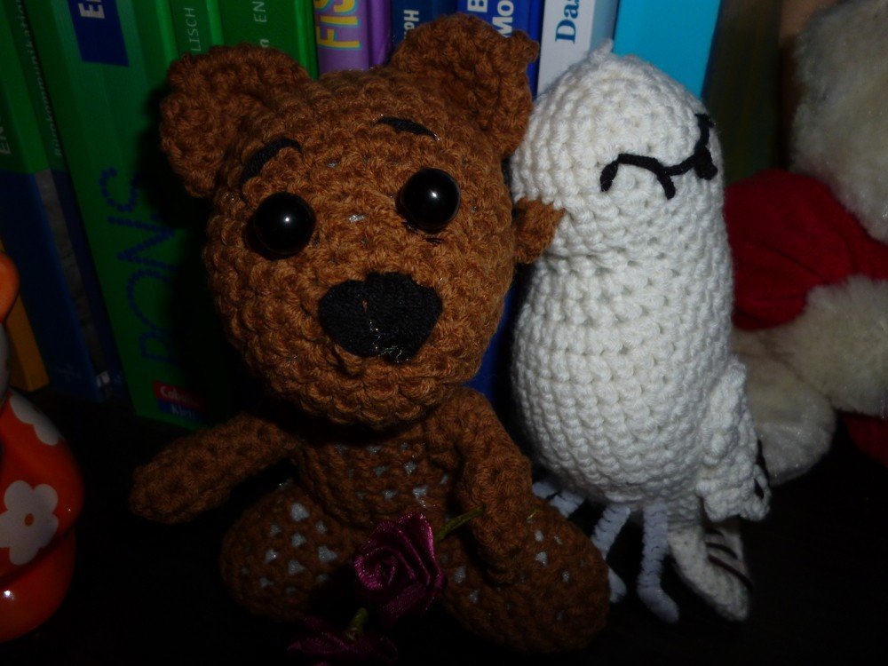 Amigurumi Vogel, ca. 12 cm (als Deko oder Anhänger)