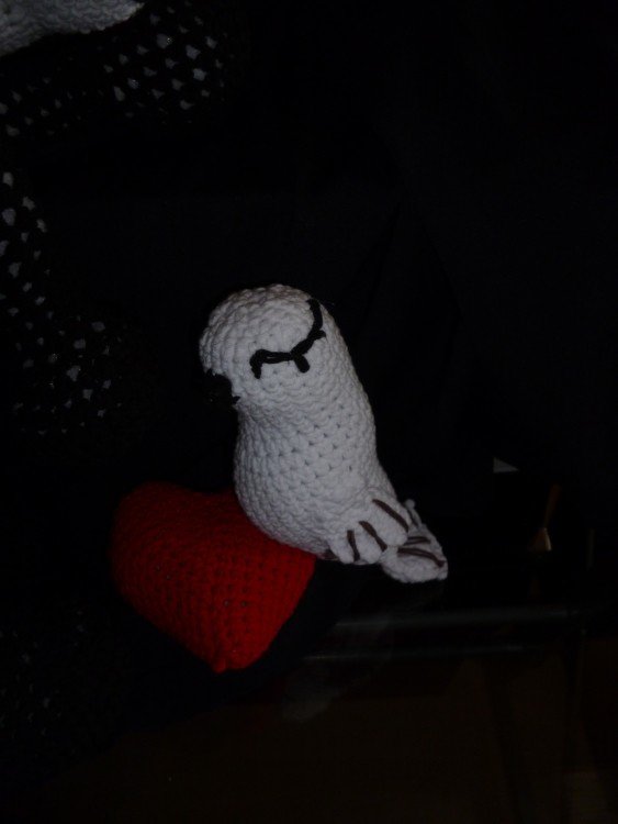 Amigurumi Vogel, ca. 12 cm (als Deko oder Anhänger)