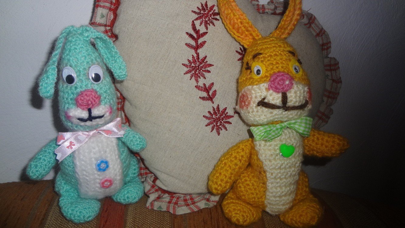 Anleitung Amigurumi Bunte Häschen 15 cm Groß