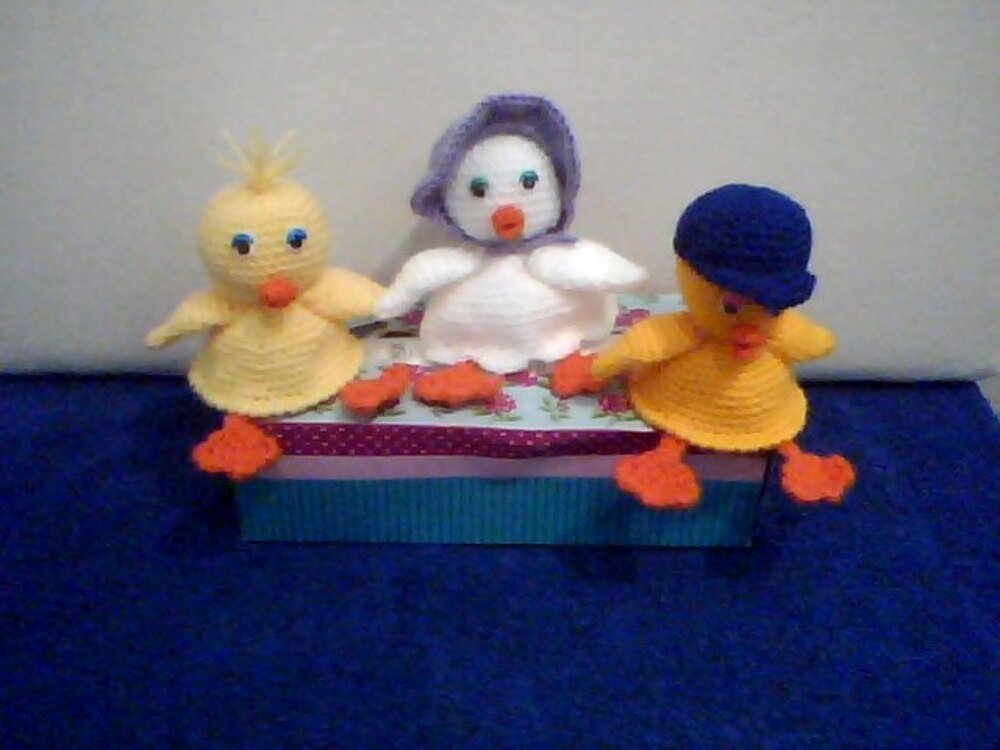 Crochet Pattern Egg Cozies duck family