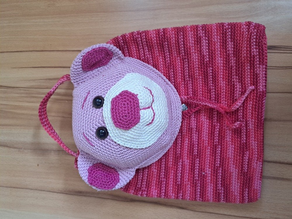 Häkelanleitung Teddy Rucksack