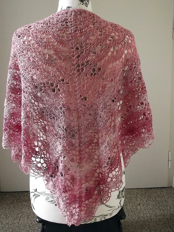 Crochet Pattern Shawl &quot;Afterglow&quot;