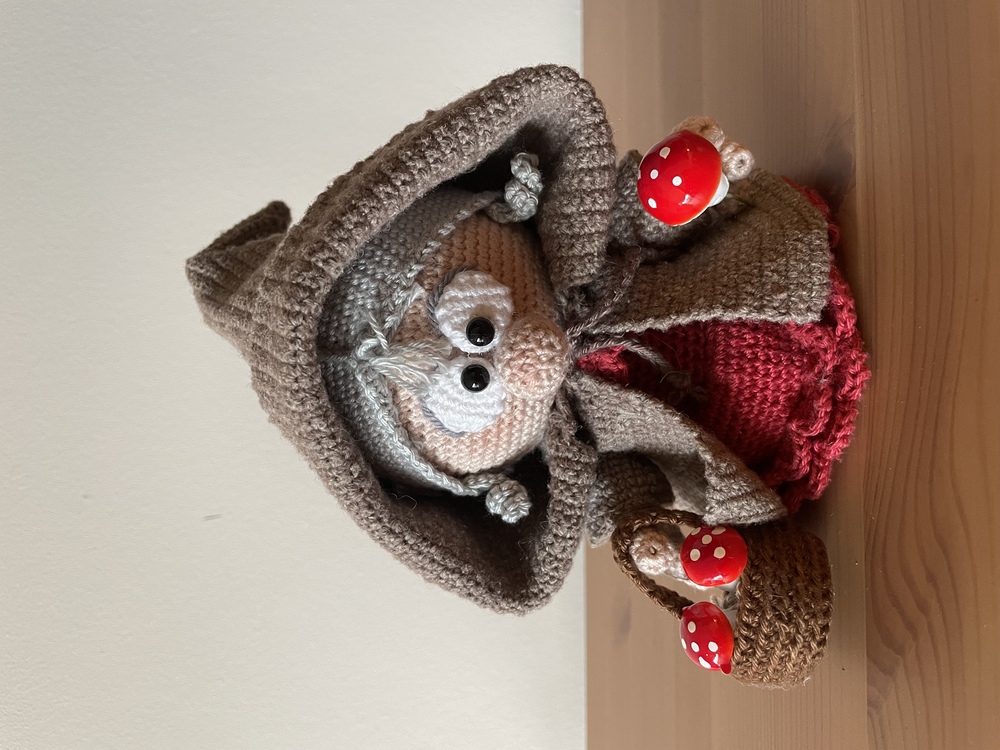 Häkelanleitung Omi Kobold, Amigurumi