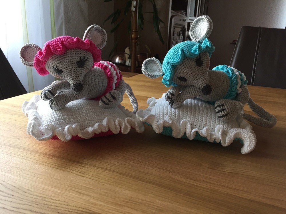 Häkelanleitung Baby Maus Lolita