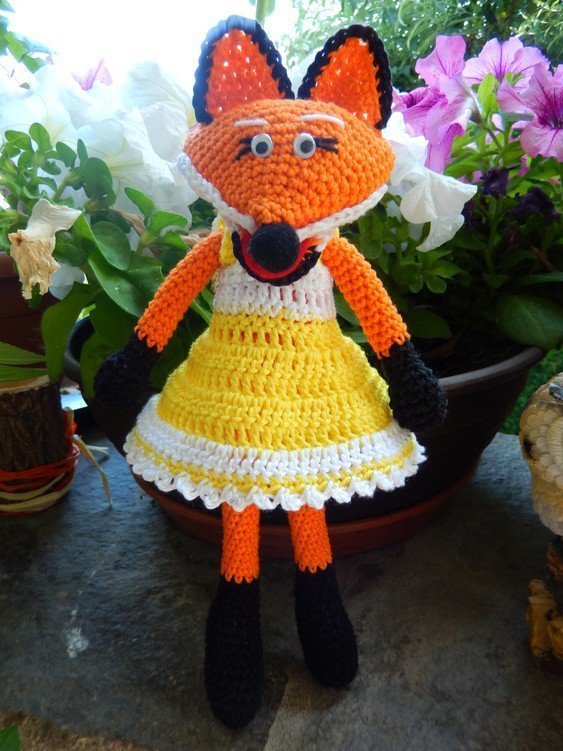 Anleitung Amigurumi „Schlaues Füchslein„  21 cm Groß