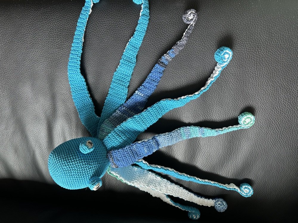 Oktopus Oktavius, Häkelanleitung