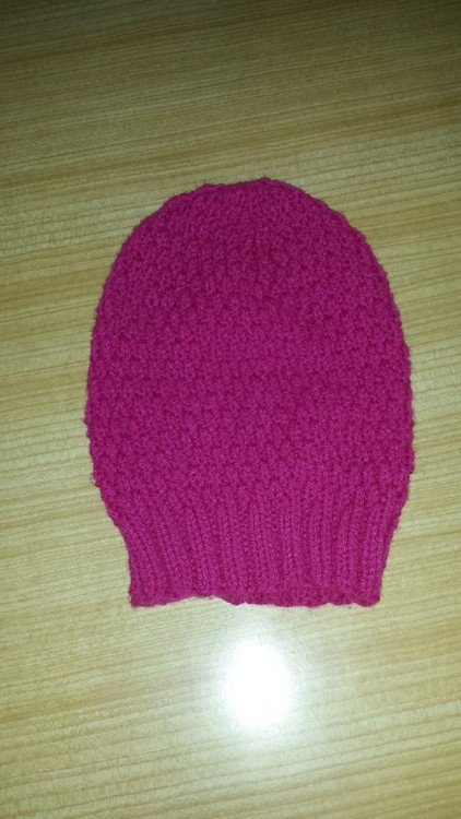 03 Strickanleitung Longbeanie Perlmuster