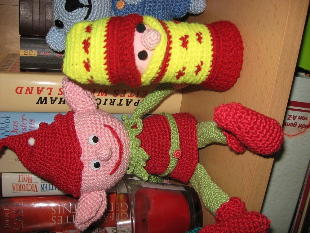 Häkelanleitung, Weihnachtself, Zwerg, Amigurumi, 18 Seiten PDF