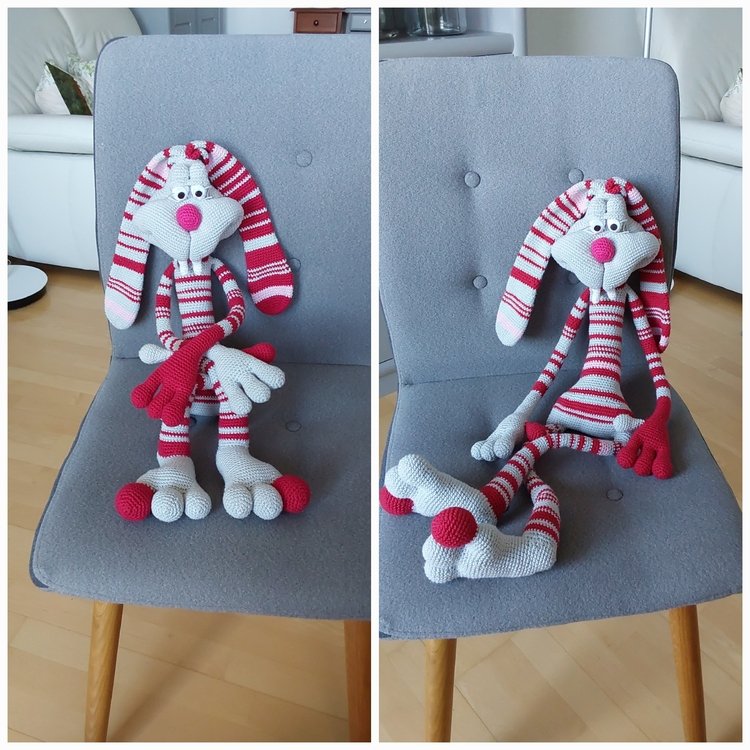 121DE Häkelanleitung Amigurumi Schickimicki-Hase - PDF Pertseva CP